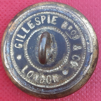 The Jamaica Reserve Regiment - King's Crown 24mm Brass Button. - Image 2