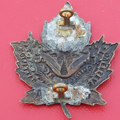 (Canada) 72nd Infantry Battalion Seaforth Highlanders - Gilding Metal Collar Badge. - Image 2