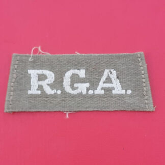 Royal Garrison Artillery - WW1 Slip On Shoulder Title.