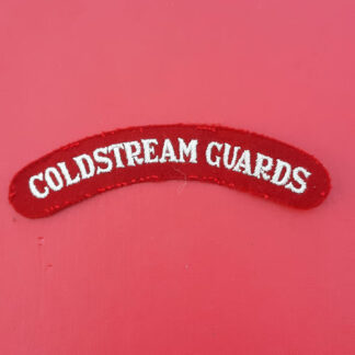The Coldstream Guards - Woven Cloth Shoulder Title.