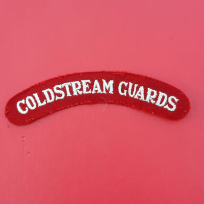 The Coldstream Guards - Woven Cloth Shoulder Title.
