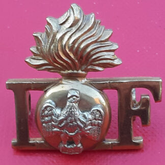 The Royal Irish Fusiliers - Bi Metal Shoulder Title.