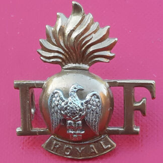 The Royal Irish Fusiliers - Bi Metal Shoulder Title.
