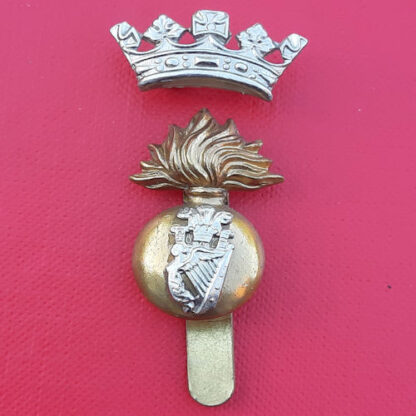 The Royal Irish Fusiliers - Bi Metal Cap Badge.