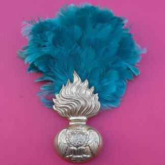 The Royal Irish Fusiliers - Gilding Metal Fur Cap Grenade.