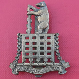 Warwick School O.T.C - Gilding Metal Cap Badge.