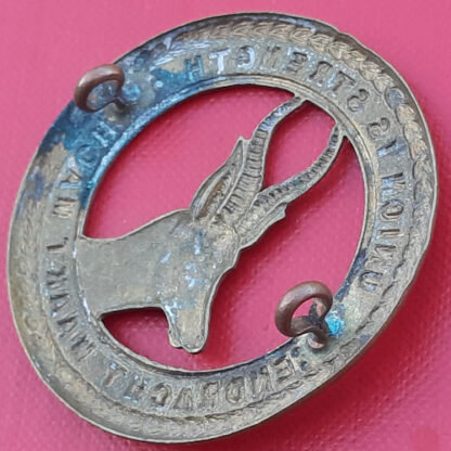 (South Africa) General Service - Gilding Metal Cap Badge. - Image 2