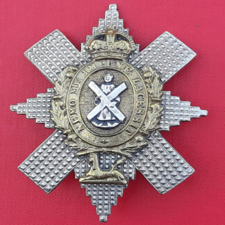 The Royal Highland Regiment (The Black Watch) - Warrant Officer's Silver & Gilt Cap Badge.