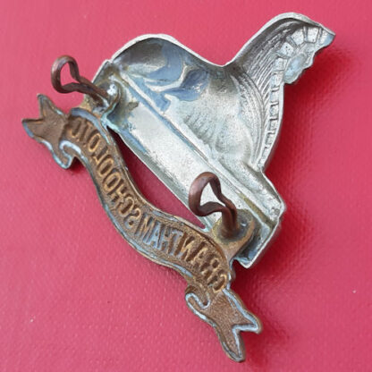Grantham School O.T.C - Bi Metal Cap Badge. - Image 2