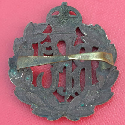The Royal Flying Corps - King's Crown Officer's Bronzed Cap Badge. - Image 2