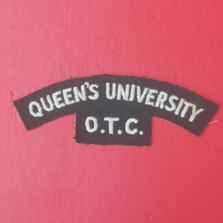 Queen's University Belfast O.T.C - Woven Cloth Shoulder Title.
