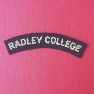 Radley College C.C.F - Woven Cloth Shoulder Title.
