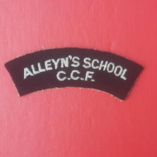 Alleyn's School C.C.F - Woven Cloth Shoulder Title.