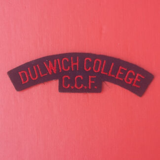 Dulwich College C.C.F - Woven Cloth Shoulder Title.