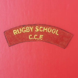 Rugby School C.C.F - Woven Cloth Shoulder Title.