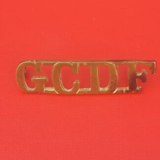 The Gold Coast Defence Force - Gilding Metal Shoulder Title.