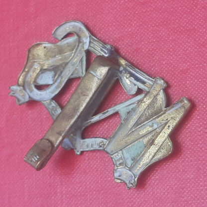 (South Africa) Natal Telegraph Corps - Gilding Metal Slouch Hat Badge. - Image 2