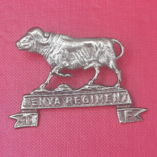 The Kenya Regiment - Cast Brass Cap Badge.