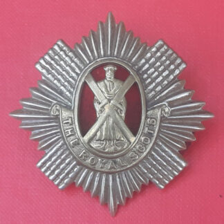The Royal Scots - Bi Metal Cap Badge.