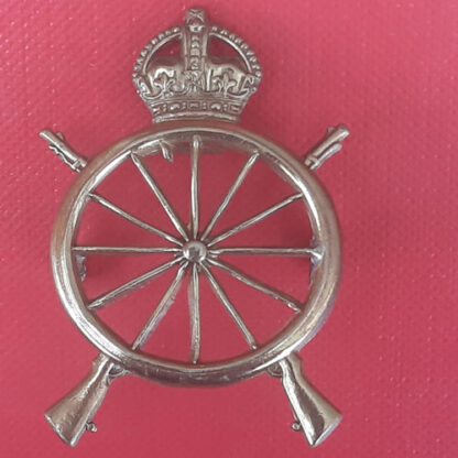 The Northern Cyclist Battalion - King's Crown Gilding Metal Cap Badge.