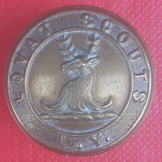 The Lovat Scouts Imperial Yeomanry - 24mm Brass Button.