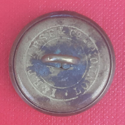 The 2nd South Middlesex Rifle Volunteers - 24mm Blackened Brass Button. - Image 2