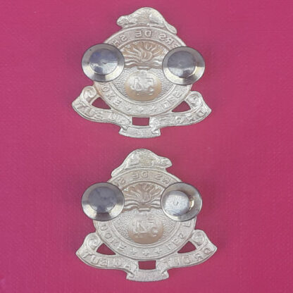 (Canada) Les Fusiliers De Sherbrooke - Gilt Collar Badges. - Image 2