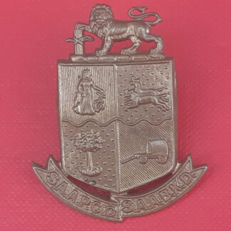 (South Africa) South African Pay & Clerical Corps - Gilding Metal Cap Badge.