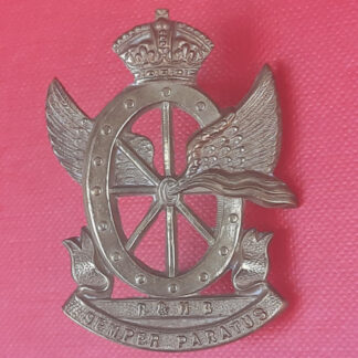 (South Africa) South Africa Railways & Harbour Board - King's Crown Gilding Metal Cap Badge.