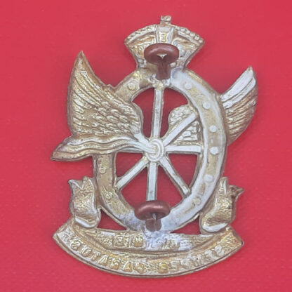 (South Africa) South Africa Railways & Harbour Board - King's Crown Gilding Metal Cap Badge. - Image 2