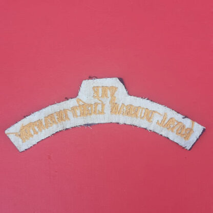 (South Africa) The Royal Durban Light Infantry - Woven Cloth Shoulder Title. - Image 2