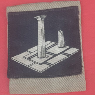 Cyrenaica District (Libya) - Slip on Shoulder Board with  Printed Cloth Formation Badge.