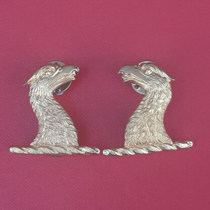 (Canada) 48th Highlanders of Canada - Gilding Metal Collar Badges.