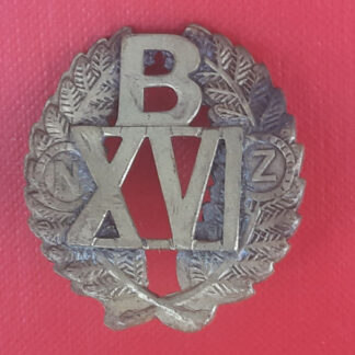 (New Zealand) 16th New Zealand Infantry Reinforcement - Gilding Metal Cap Badge.