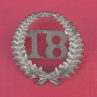 (New Zealand) 18th New Zealand Infantry Reinforcement - Gilding Metal Collar Badge.