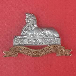 The Royal Lincolnshire - Bi Metal Cap Badge.