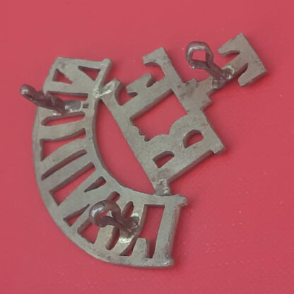Royal Engineers London Territorials - Gilding Metal Shoulder Title. - Image 2