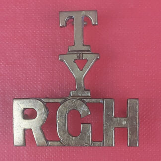 Royal Gloucestershire Hussars Yeomanry Territorials - Gilding Metal Shoulder Title.