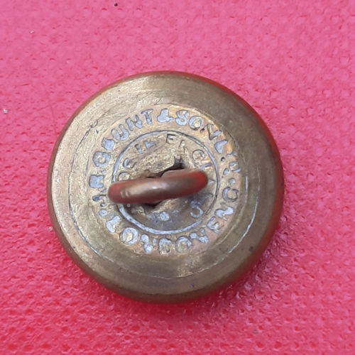 (India) 117 Royal Mahrattas - King's Crown 16mm Brass Metal Button. - Image 2