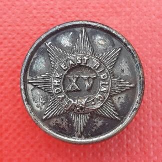 15th of Foot (York East Riding) Regiment - 16mm White Metal Mess Waiters Button.
