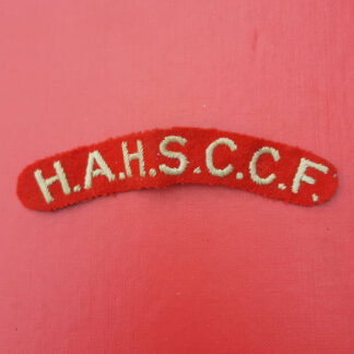 Haberdashers' Aske's Hampstead School C.C.F - Woven Cloth Shoulder Title.