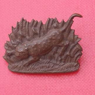 The West Africa Regiment - Officer's Bronzed Metal Collar Badge.