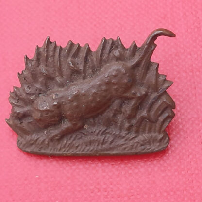 The West Africa Regiment - Officer's Bronzed Metal Collar Badge.