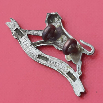 The Malay States Volunteer Rifles - Bi Metal Collar Badge. - Image 2