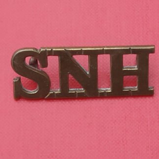 The South Nottinghamshire Hussars - Gilding Metal Shoulder Title.