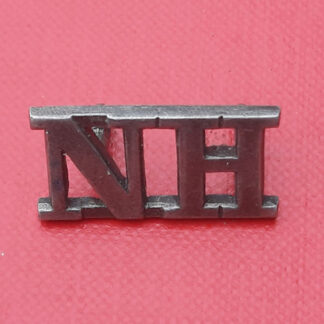 The Northumberland Hussars - Officer's Silver Shoulder Title.