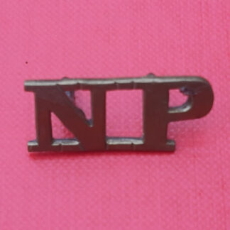 (South Africa) Natal Police - Gilding Metal Shoulder Title.