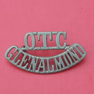 Glenalmond O.T.C - White Metal Shoulder Title.