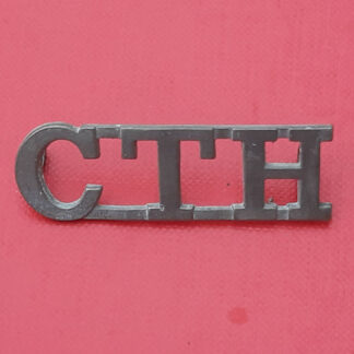 (South Africa) The Cape Town Highlanders - White Metal Shoulder Tile.