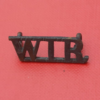 The West India Regiment - Gilding Metal Shoulder Title.